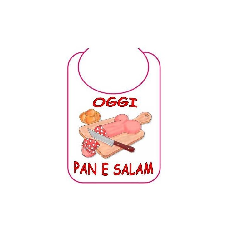BAVAGLIO SCHERZOSO PANE E SALAME 2