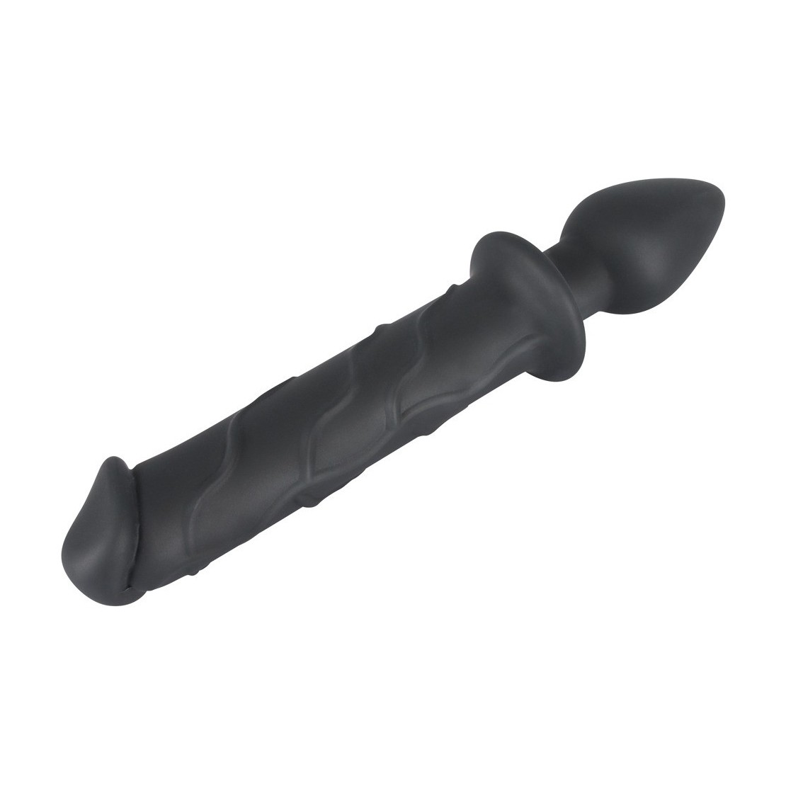 PLUG ANALE CON DILDO IN SILICONE SEX TOY DOPPIO