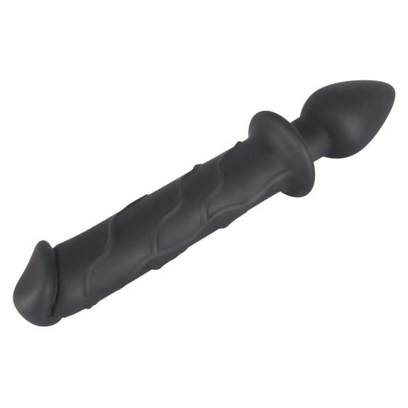 PLUG ANALE CON DILDO IN SILICONE SEX TOY DOPPIO