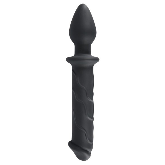 PLUG ANALE CON DILDO IN SILICONE SEX TOY DOPPIO