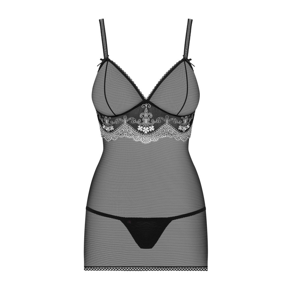 CHEMISE SEXY PER DONNA IN TULLE TAGLIA GRANDE