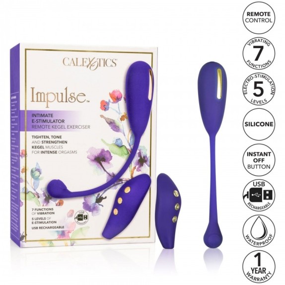 OVETTO VAGINALE VIBRANTE CON SCOSSE KEGEL EXERCISER