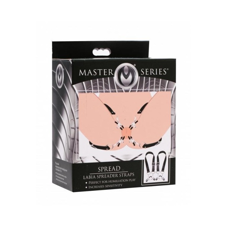 PINZE PER LABBRA VAGINALI SEX TOY CON CINGHIE PER COSCE