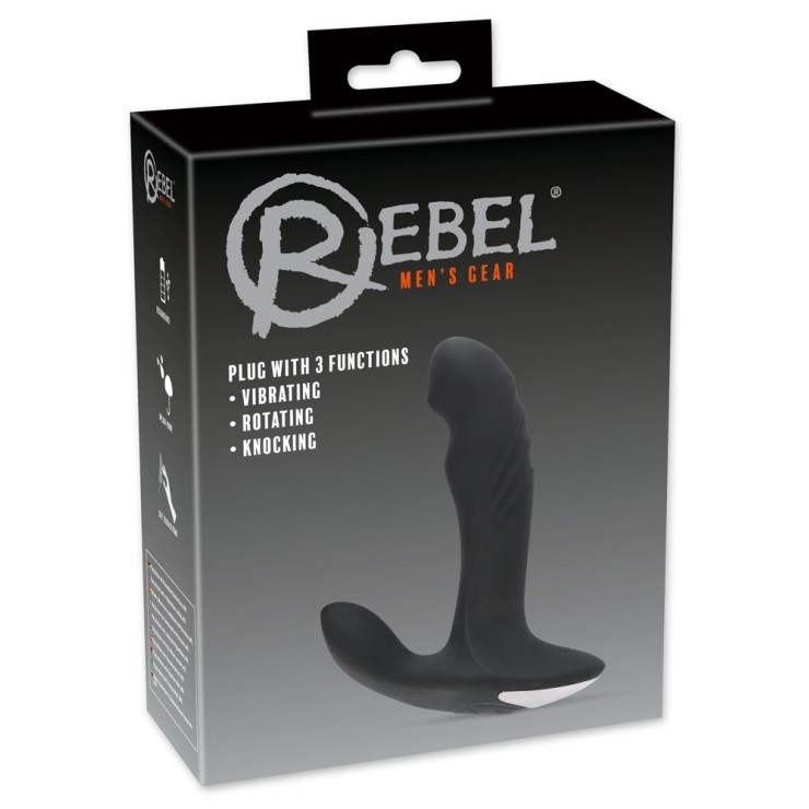STIMOLATORE PROSTATICO VIBRANTE SEX TOY RICARICABILE