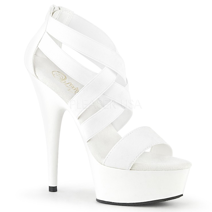 SCARPE-SANDALI SEXY LAP E POLE DANCE CON STRINGHE TACCO...