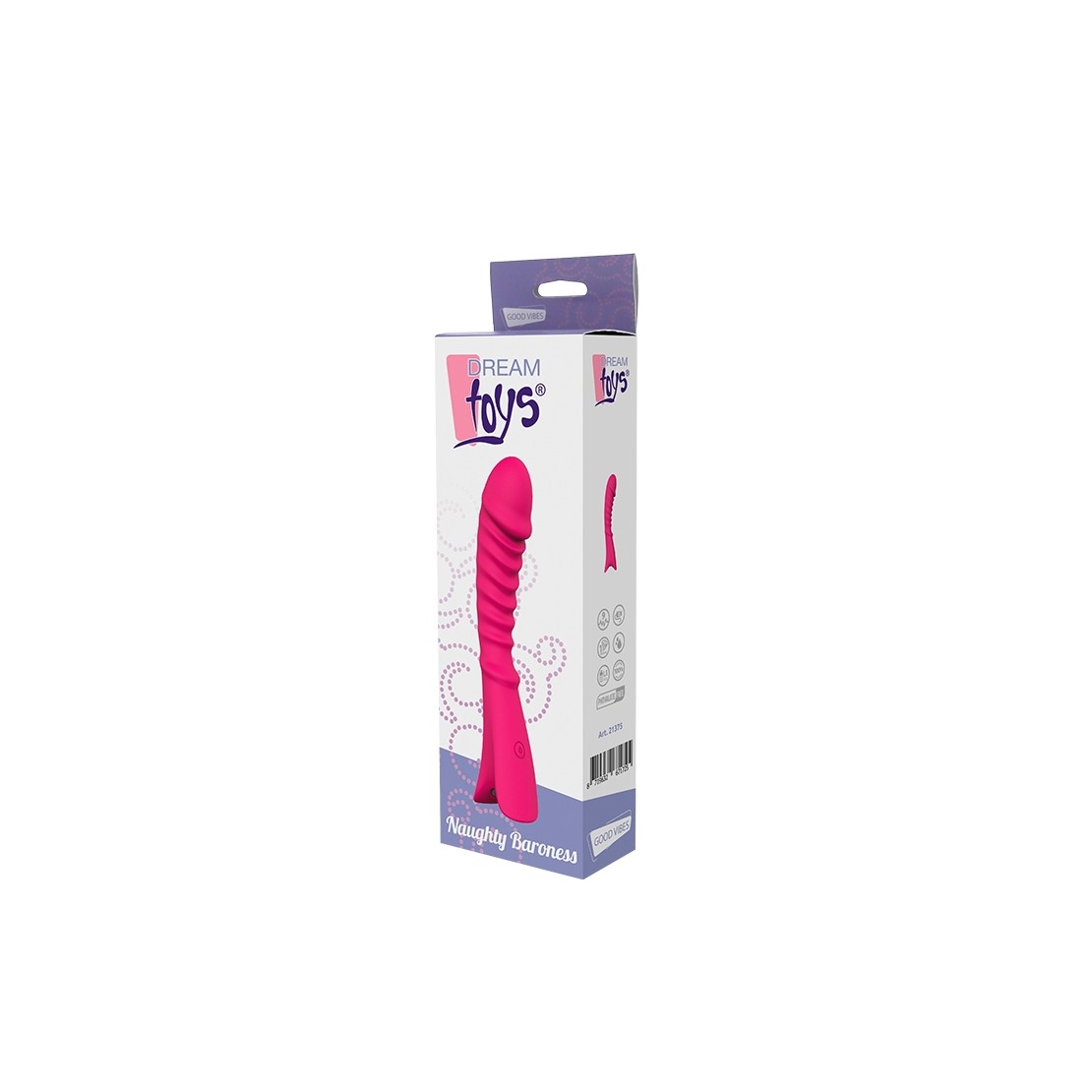 VIBRATORE VAGINALE RICARICABILE SEX TOY NAUGHTY...