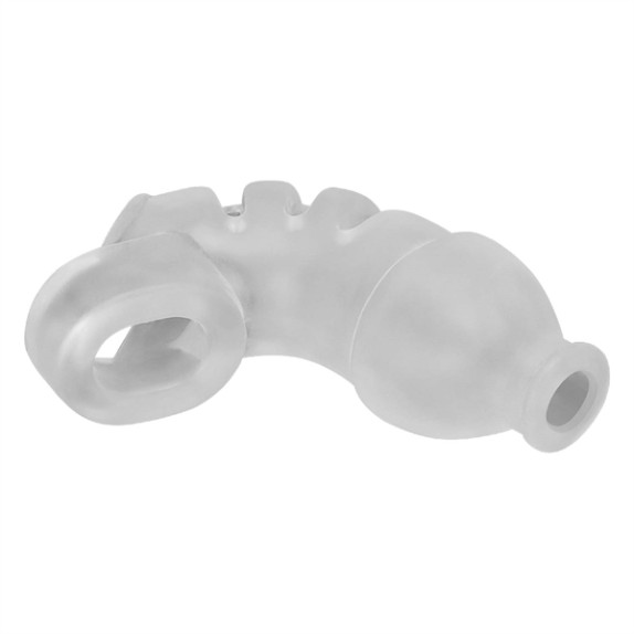 CINTURA DI CASTITA' PER UOMO SEX TOY IN SILICONE TRASPARENTE