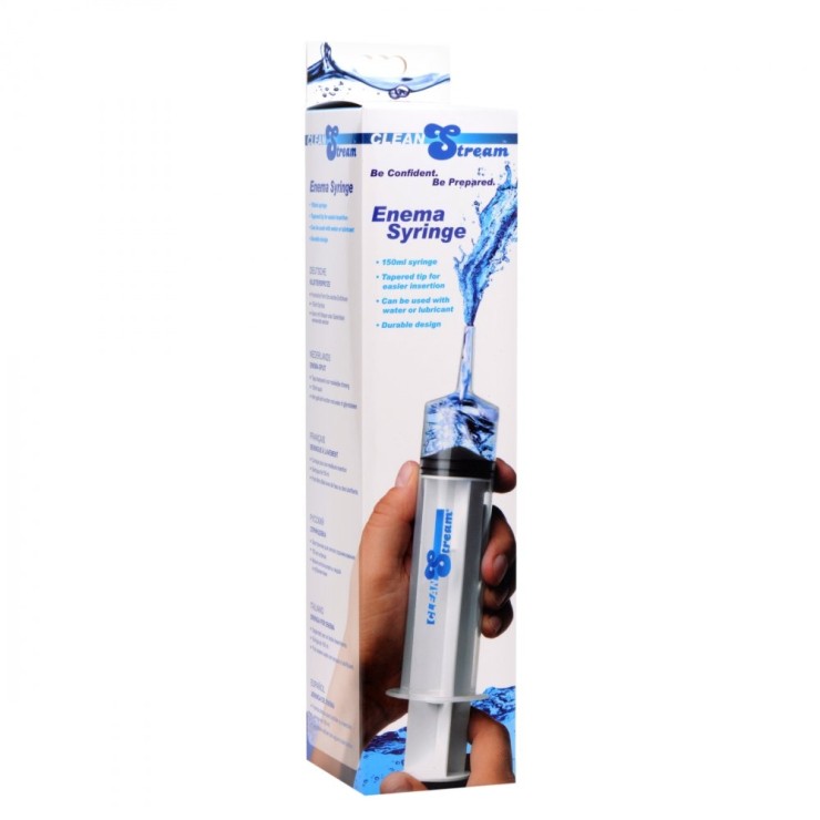 SIRINGA GRANDE PER LAVAGGIO ANALE-CLISTERE SEX TOY 150 ML.