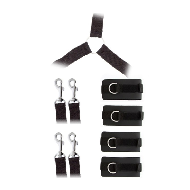 KIT BONDAGE REGOLABILE PER IL LETTO PER GIOCHI DI COPPIA... 2