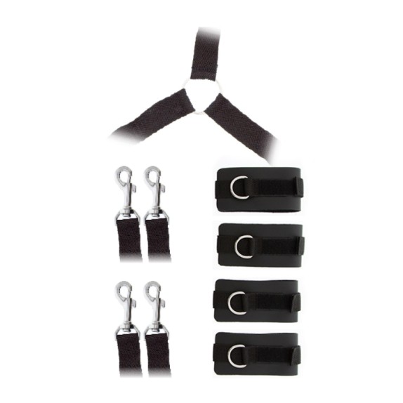 KIT BONDAGE REGOLABILE PER IL LETTO PER GIOCHI DI COPPIA SEXY