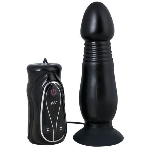 TAPPO ANALE VIBRANTE CHE SPINGE SEX TOY CON VENTOSA