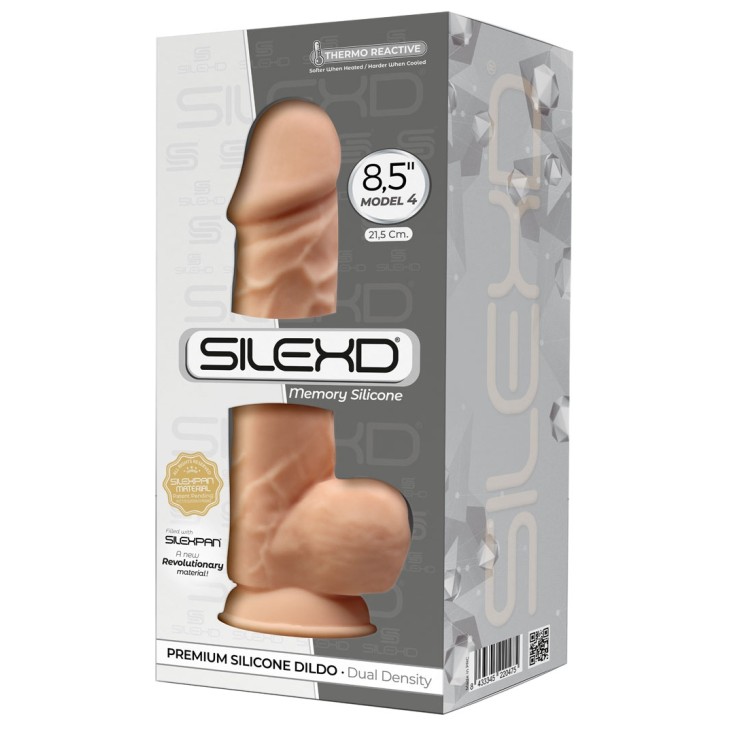 FALLO REALISTICO CON TESTICOLI IN SILICONE PREMIUM SILEXD... 2