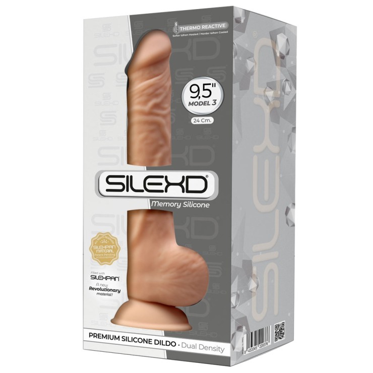 FALLO REALISTICO CON TESTICOLI IN SILICONE PREMIUM SILEXD... 2