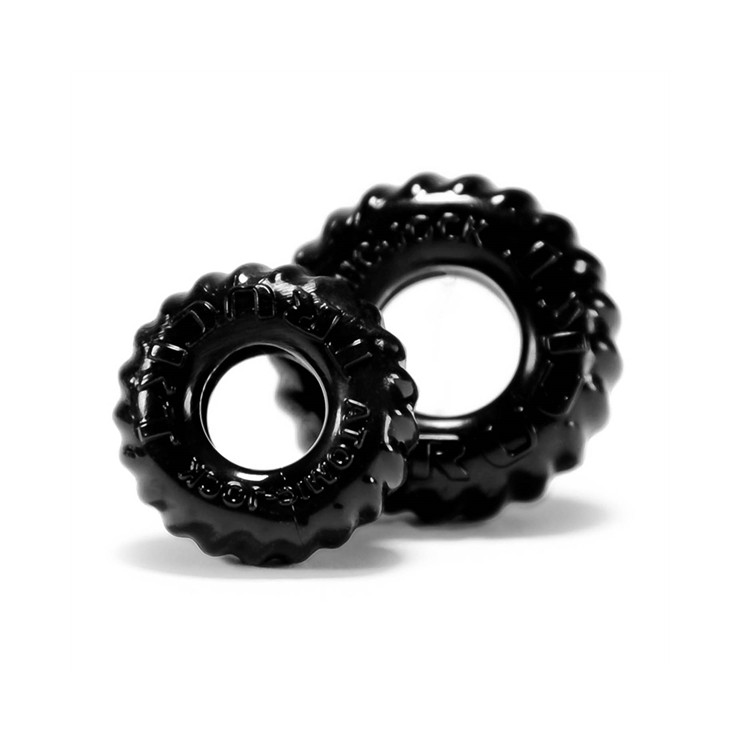 SET DI DUE ANELLI PER PENE E TESTICOLI FLESSIBILI CON...