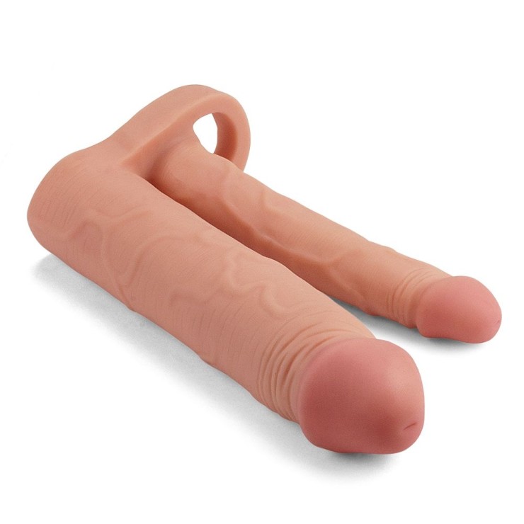 PROLUNGA REALISTICA PER PENE DOPPIA PENETRAZIONE SEX TOY 2