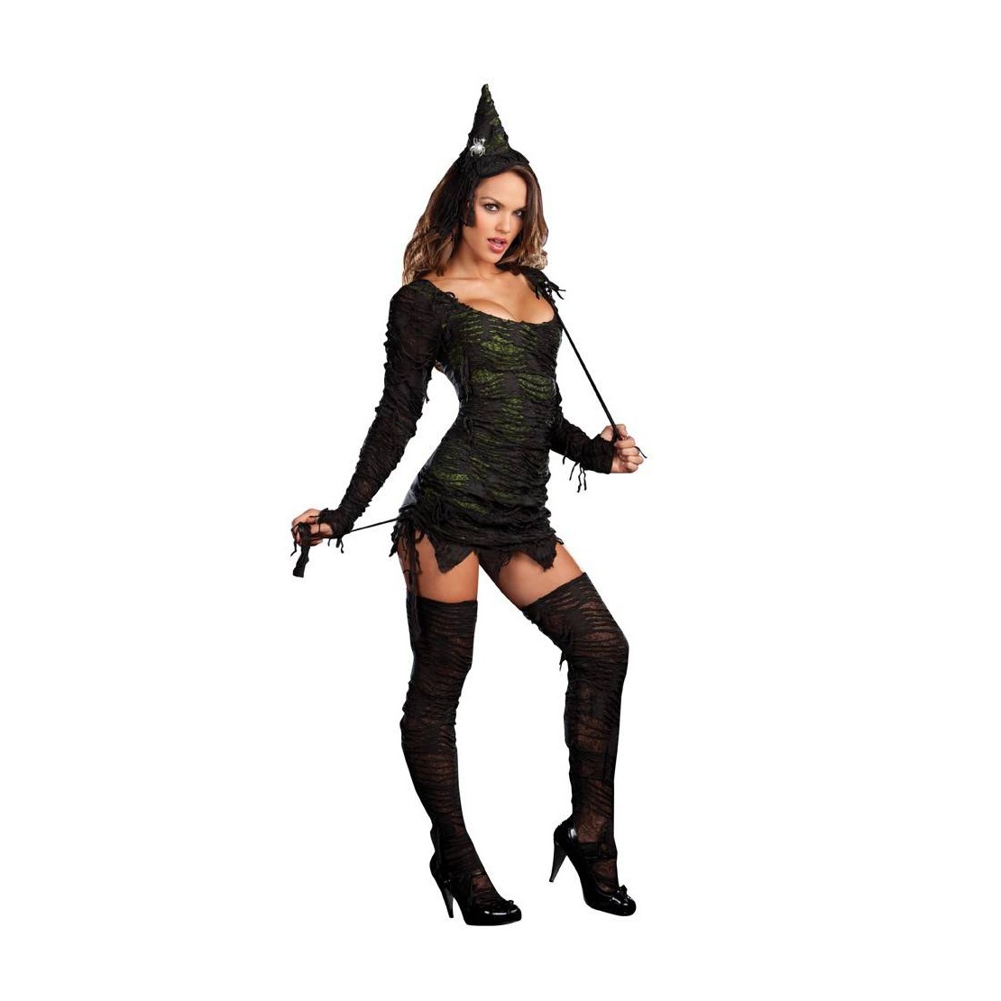 COSTUME TRAVESTIMENTO PER DONNA SEXY DA STREGA...