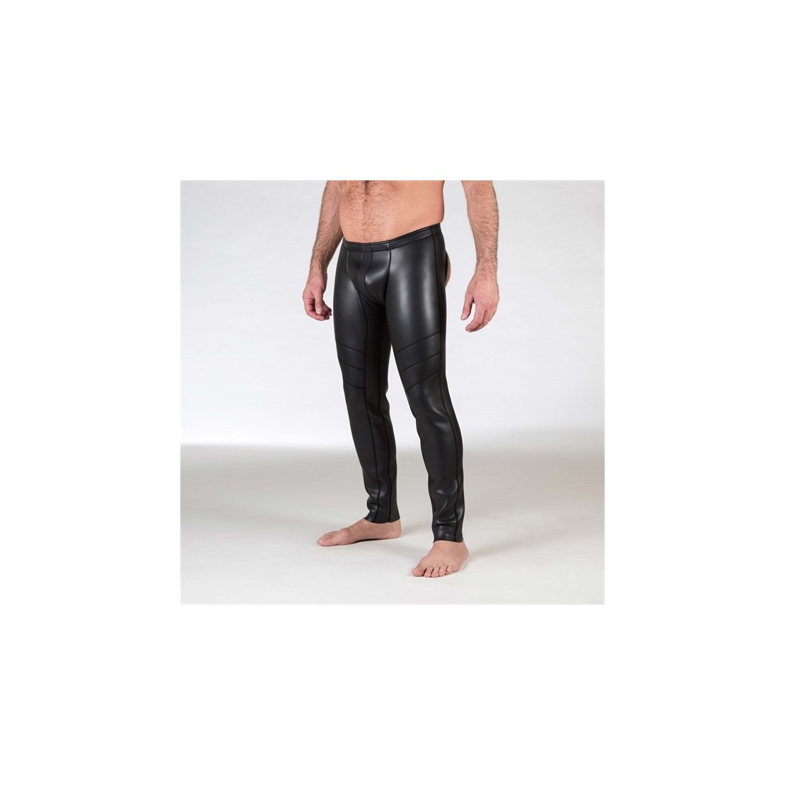 PANTALONI SEXY PER UOMO IN NEOPRENE APERTI NEL...
