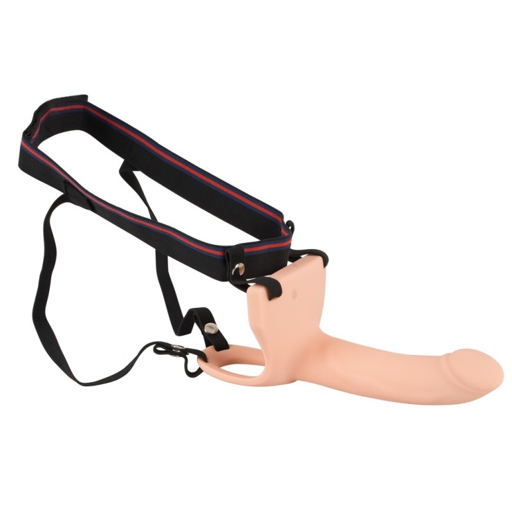STRAP-ON APERTA PER UOMO SEX TOY VIBRANTE CON PROLUNGA 2