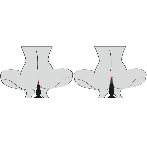 TAPPO ANALE IN SILICONE SEX TOY CON MOLLA BOUNCING PLUG