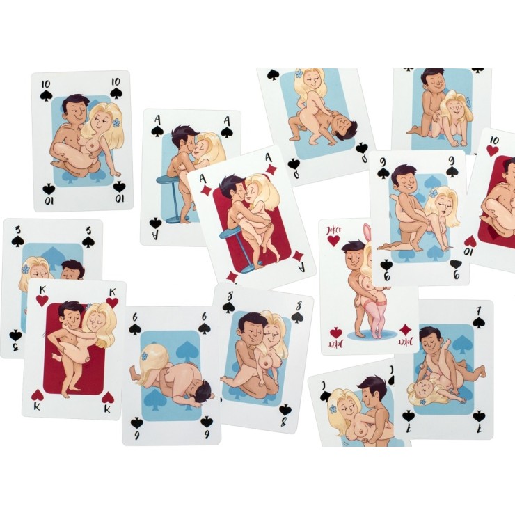 CARTE DA GIOCO SEXY CON POSIZIONI KAMASUTRA 2
