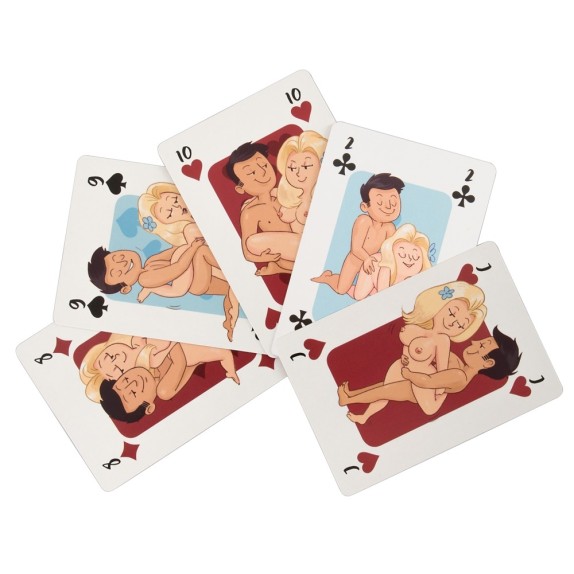 CARTE DA GIOCO SEXY CON POSIZIONI KAMASUTRA