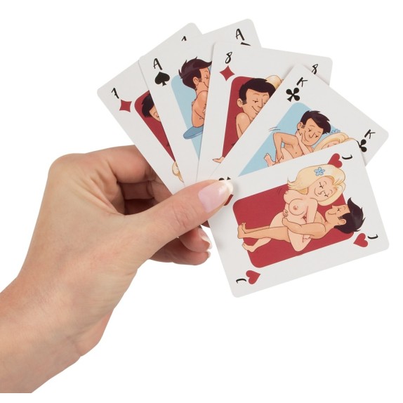 CARTE DA GIOCO SEXY CON POSIZIONI KAMASUTRA