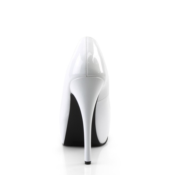 SCARPE BIANCHE SEXY TACCO CM. 15 NUMERI GRANDI