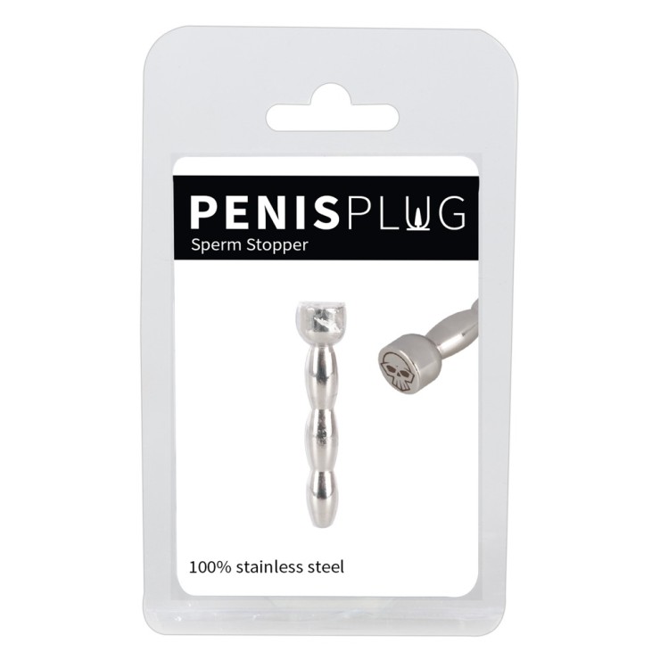 SPERMA STOPPER IN ACCIAIO SEX TOY CM. 5,5