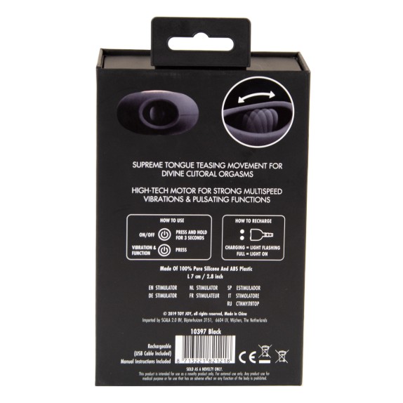 STIMOLATORE CLITORIDEO POTENTE SEX TOY CON LINGUETTA