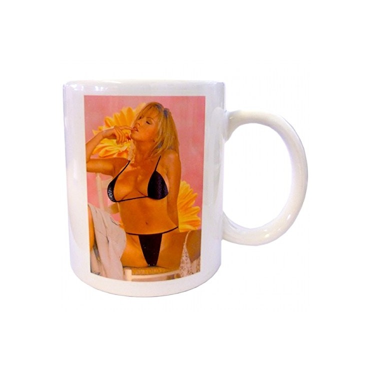 TAZZA SEXY ARTICOLO SCHERZOSO CON STREAP DONNA