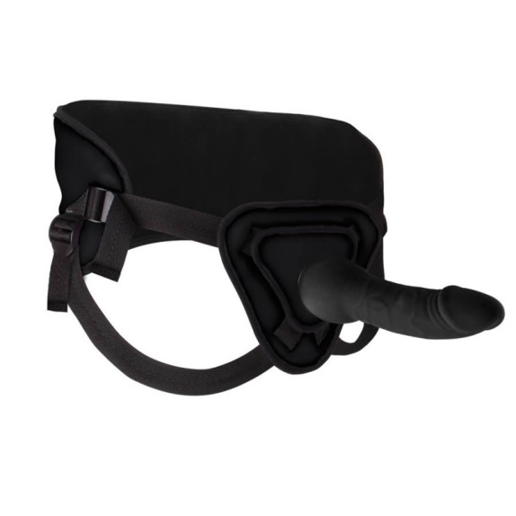 STRAP-ON SEXY PER DONNA CON DILDO NERO CM. 25,5