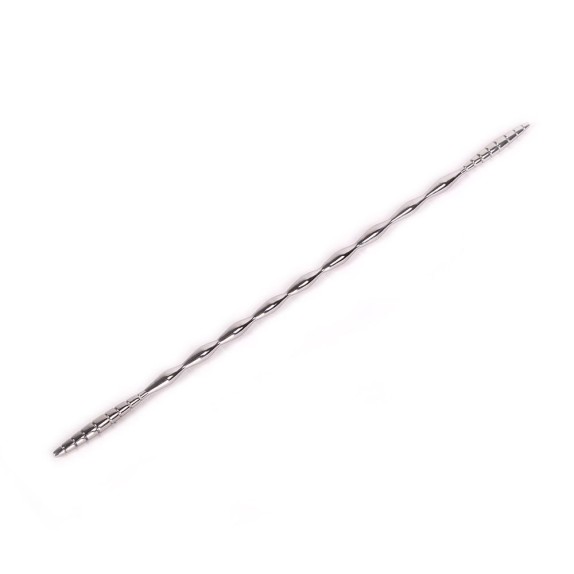 SONDA URETRALE SEX TOY IN ACCIAIO CON TEXTURE STIMOLANTE