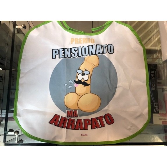 BAVAGLIO DIVERTENTE PREMIO PER PENSIONATO MA ARRAPATO
