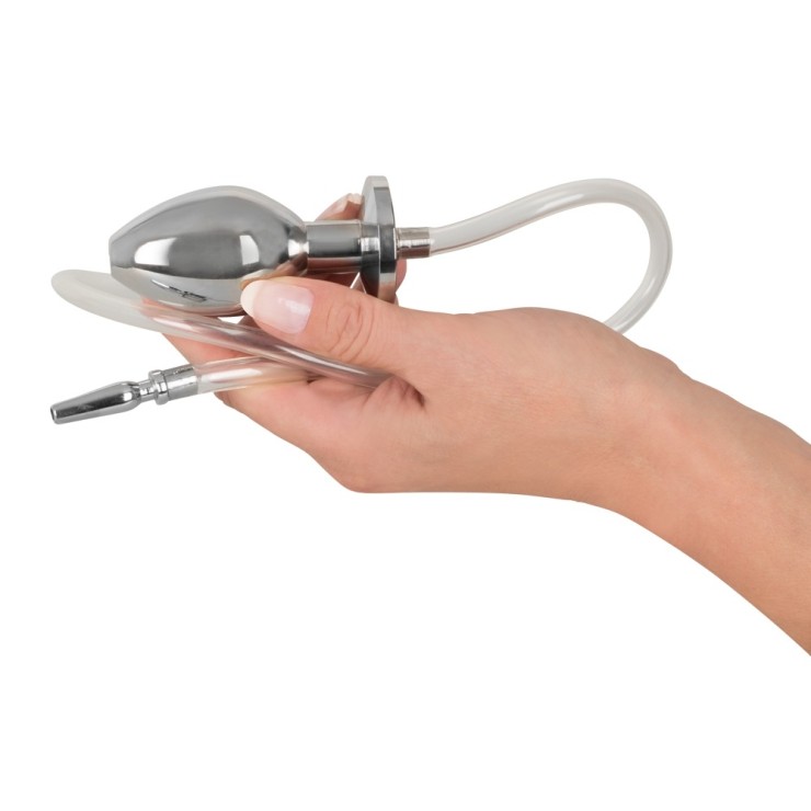 PLUG ANALE CON SONDA URETRALE INCORPORATA SEX TOY BDSM 2