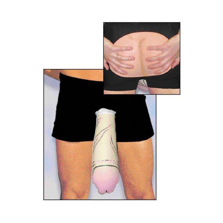 BOXER CON CULO E PISELLO GONFIABILE