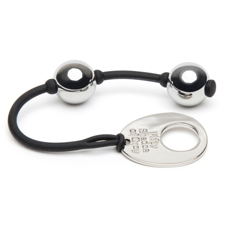 PALLINE ANALI IN METALLO SEX TOY 50 SFUMATURE DI GRIGIO 2
