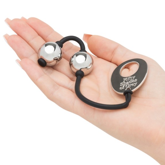 PALLINE ANALI IN METALLO SEX TOY 50 SFUMATURE DI GRIGIO