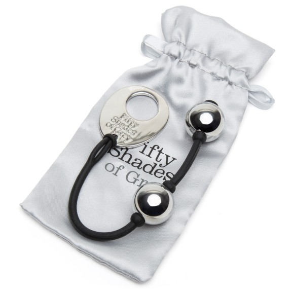 PALLINE ANALI IN METALLO SEX TOY 50 SFUMATURE DI GRIGIO