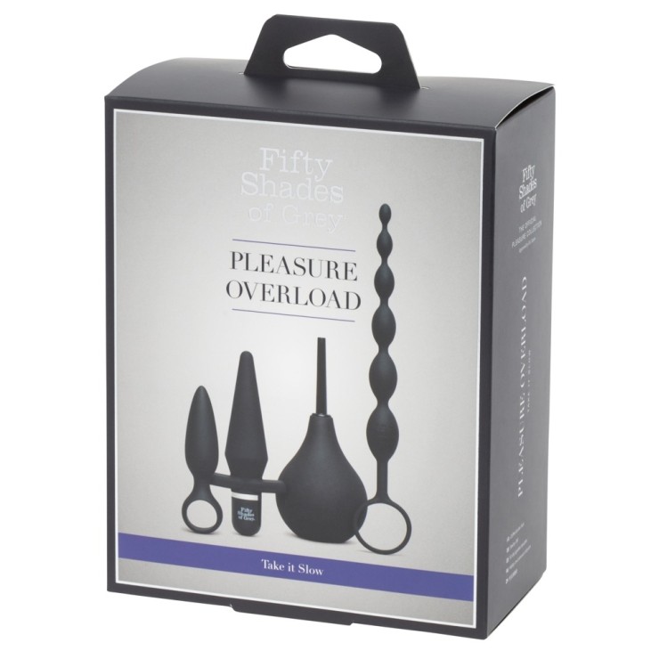 KIT QUATTRO SEX TOYS ANALI 50 SFUMATURE DI GRIGIO