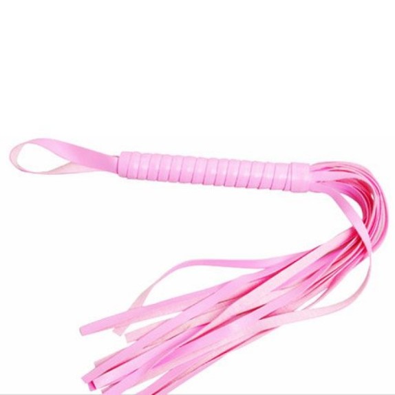KIT BONDAGE 8 PEZZI IN SIMILPELLE ROSA CON PELO