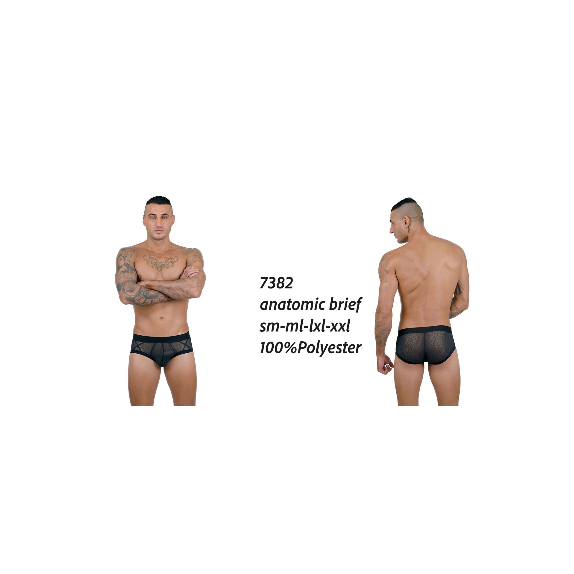 SLIP SEXY PER UOMO TRASPARENTE MELANGE EROS VENEZIANI