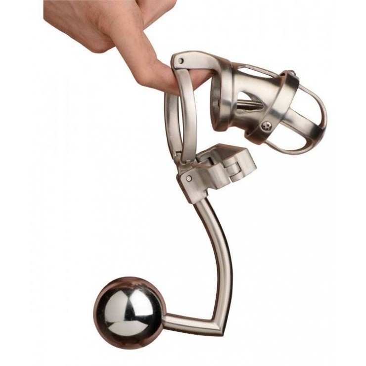 CINTURA DI CASTITÀ PER UOMO SEX TOY CON ACCESSORI