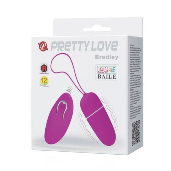 OVETTO VAGINALE PICCOLO CON TELECOMANDO WIRELESS SEX TOY BRADLEY