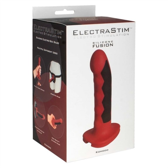 KOMODO DILDO IN SILICONE CON ELETTROSTIMOLAZIONE