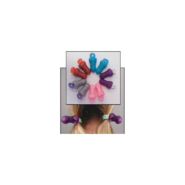 COPPIA ELASTICI GLITTERATI CON PENE ARTICOLO SCHERZOSO 2