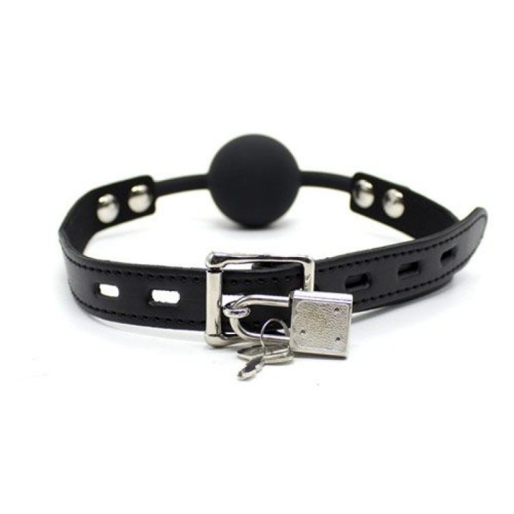MORSO BALL GAG NERO PER GIOCHI DI COPPIA SADOMASO 2