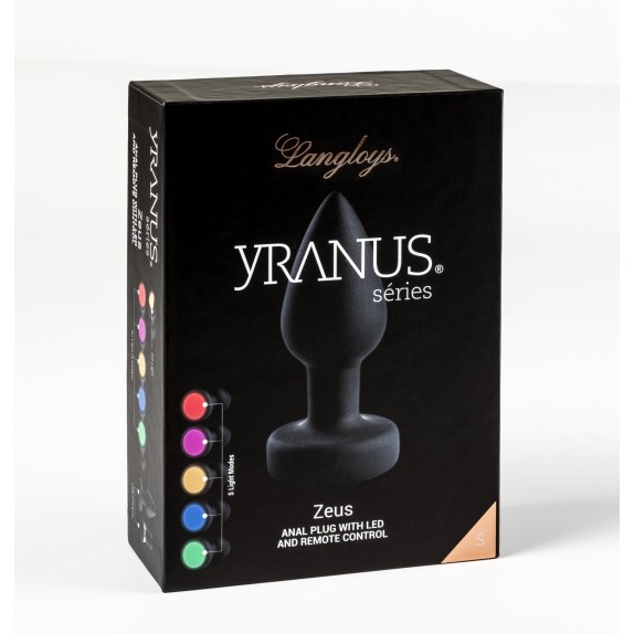 TAPPO ANALE VIBRANTE CON LUCE LED SEX TOY ZEUS