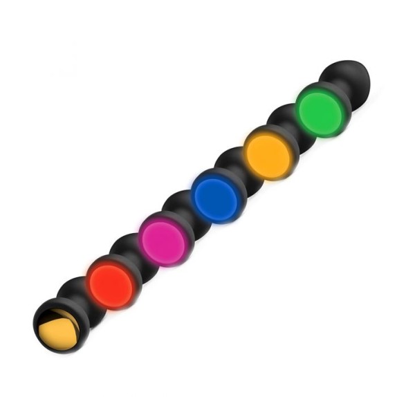 TAPPO ANALE VIBRANTE CON LUCE LED SEX TOY ZEUS