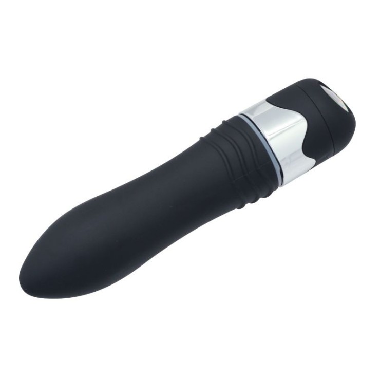 VIBRATORE VAGINALE NERO SEX TOY DIAMOND HEAD 2