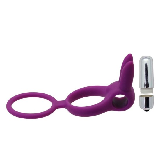 TIMELESS DUAL RING ANELLO DOPPIO VIBRANTE CON STIMOLAZIONE CLITORIDEA SEX TOY PER UOMO